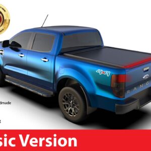 Tessera Roll+ Laderaumabdeckung “Basic” für FORD Ranger XL/XLT D/C ab 2012+ & 2016+ & 2020+ TESS 1406 ROLL black matt