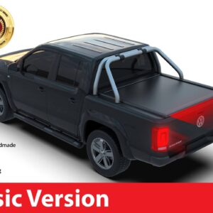 Tessera Roll+ Laderaumabdeckung “Basic” für Volkswagen Amarok mit OEM Überrollbügel D/C TESS 1401 ROLL black matt