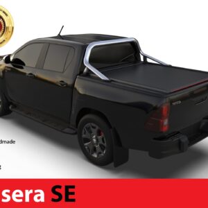 Laderaumabdeckung Rollverdeck Tessera SE manuell für Toyota Hilux Revo 2016+ mit OEM Überrollbügel D/C TESS 15161 SE black matt