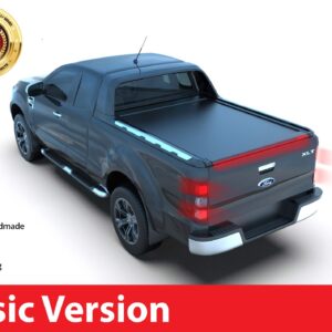 Tessera Roll+ Laderaumabdeckung Rollverdeck manuell "Basic" für FORD Ranger WILDTRAK SC (Space cab) ab 11/2012+ & 2016+& 2020+ 