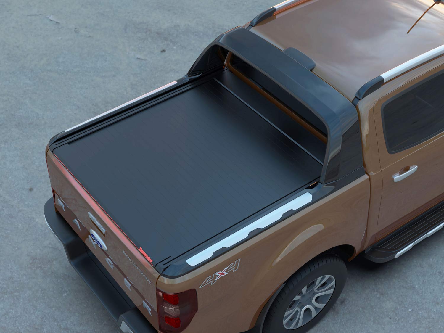 Laderaumabdeckung Tessera SE für Ford Ranger Wildtrak D/C ab 2012+ & 2016+ & 2020+TESS 1508 SE black matt