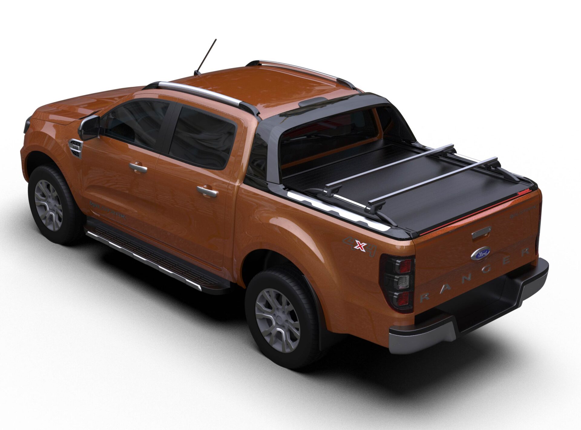 Laderaumabdeckung Tessera SE für Ford Ranger Wildtrak D/C ab 2012+ & 2016+ & 2020+TESS 1508 SE black matt