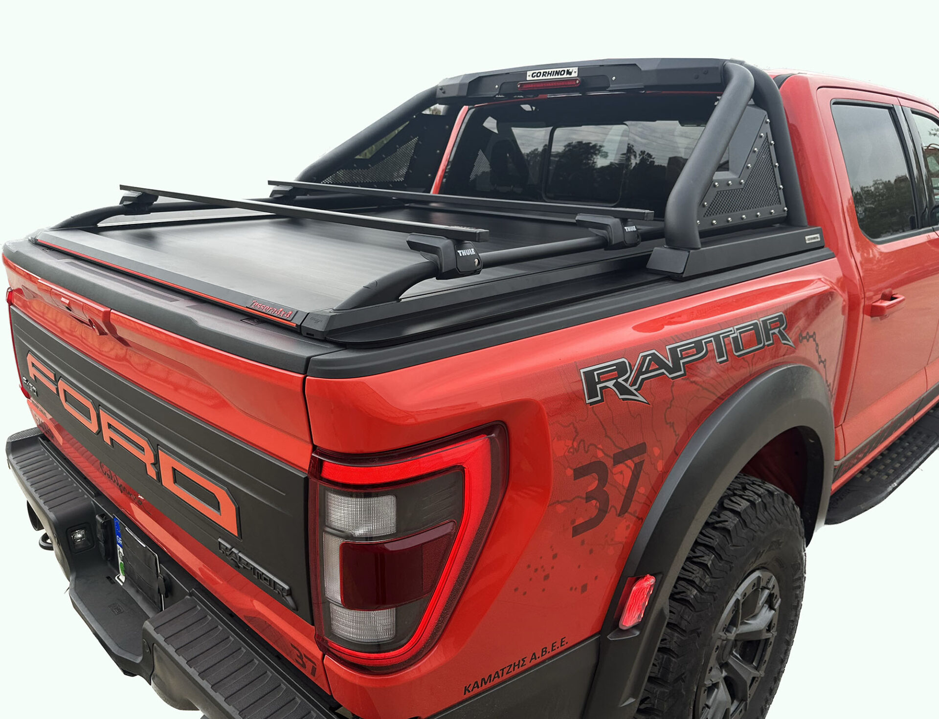 Tessera Roll+ Laderaumabdeckung Rollverdeck manuell "Basic" für FORD Ranger F-150 2021+ TESS 14211 ROLL black matt