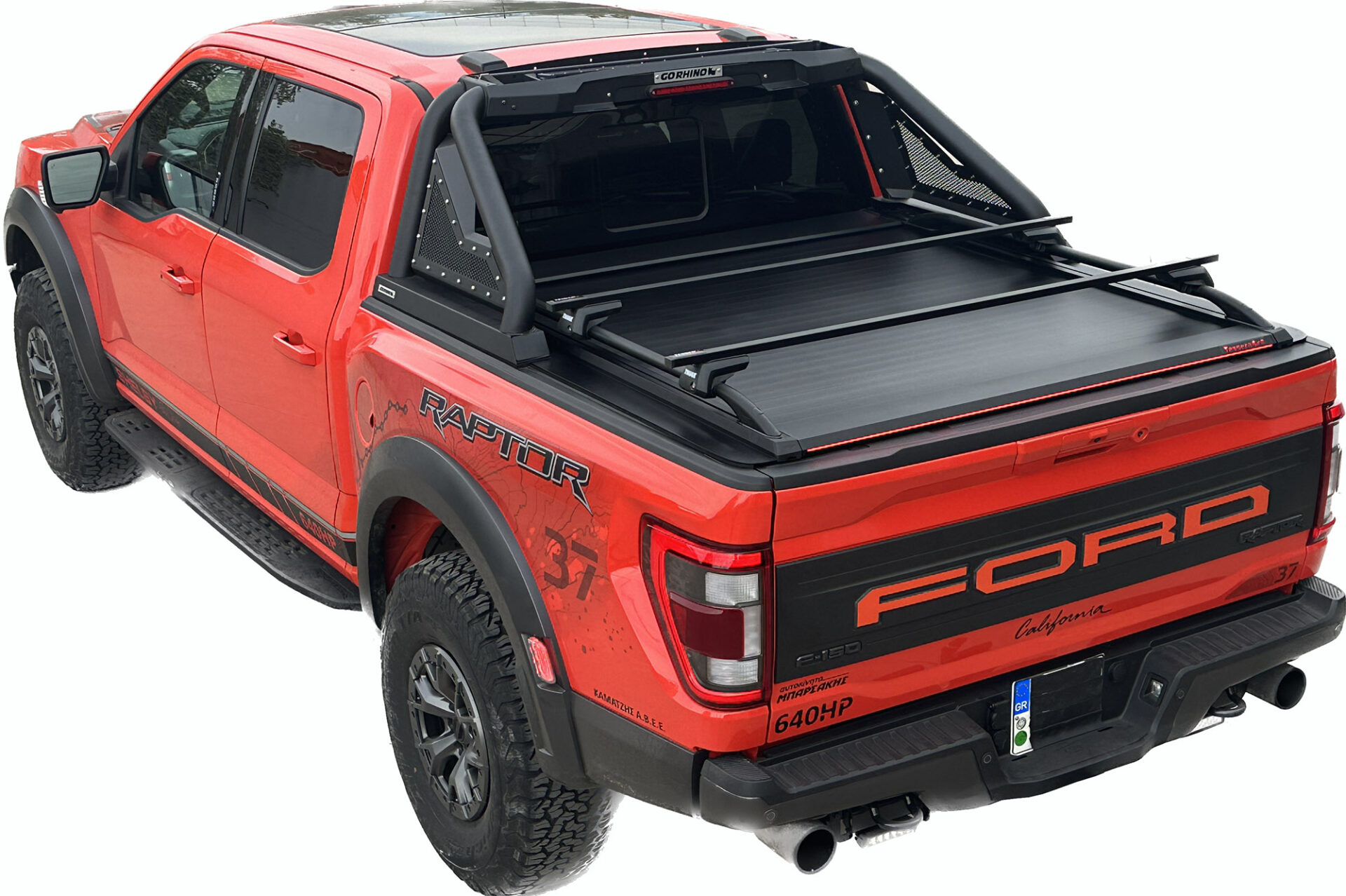 Tessera Roll+ Laderaumabdeckung Rollverdeck manuell "Basic" für FORD Ranger F-150 2021+ TESS 14211 ROLL black matt