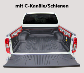 Mit C-Kanäle/Schienen