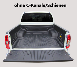 Ohne C-Kanäle/Schienen