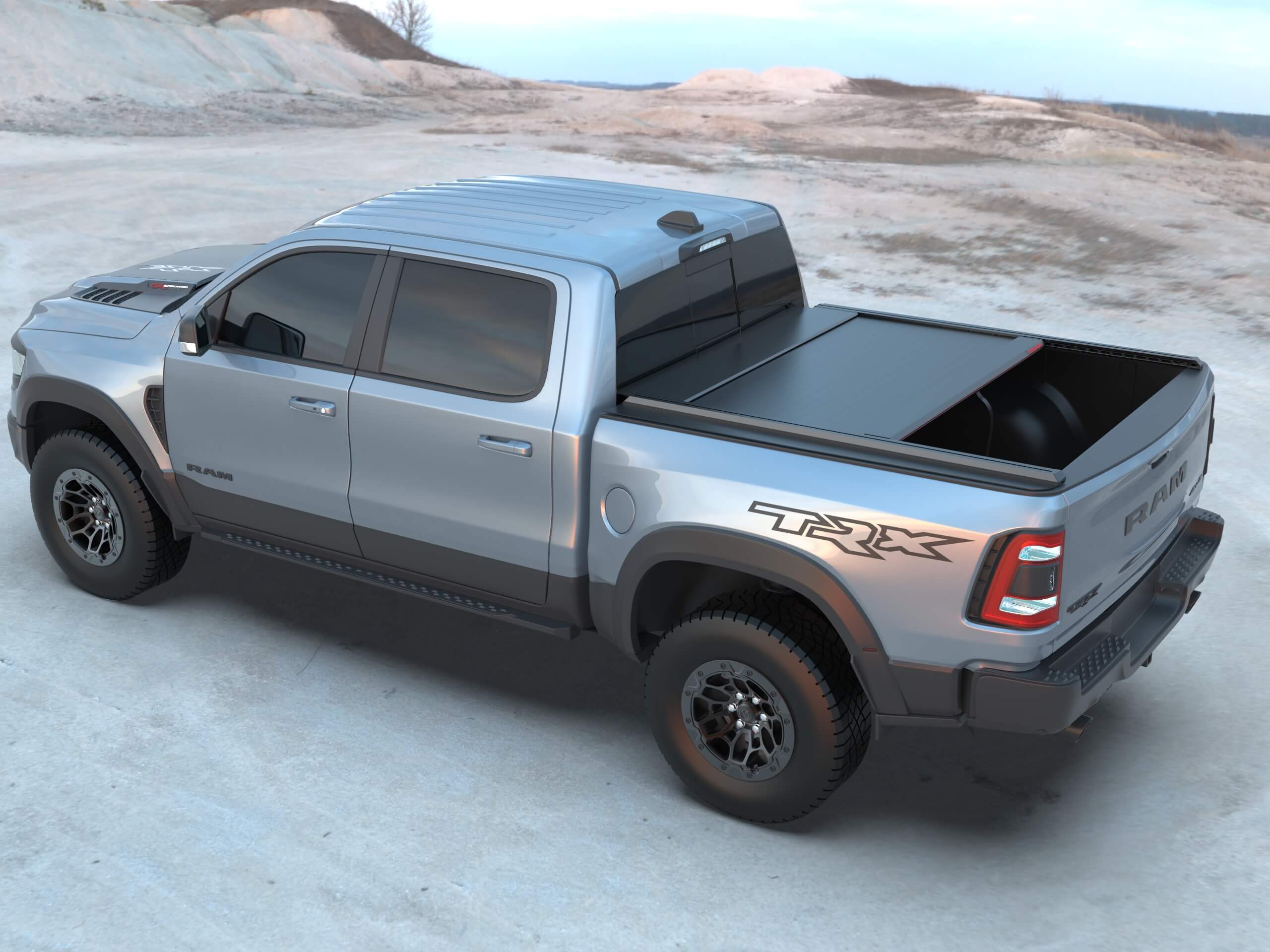 Laderaumabdeckung Rollverdeck Tessera SE manuell für Dodge Ram 1500 2022+ D/C TESS 1524 SE black matt