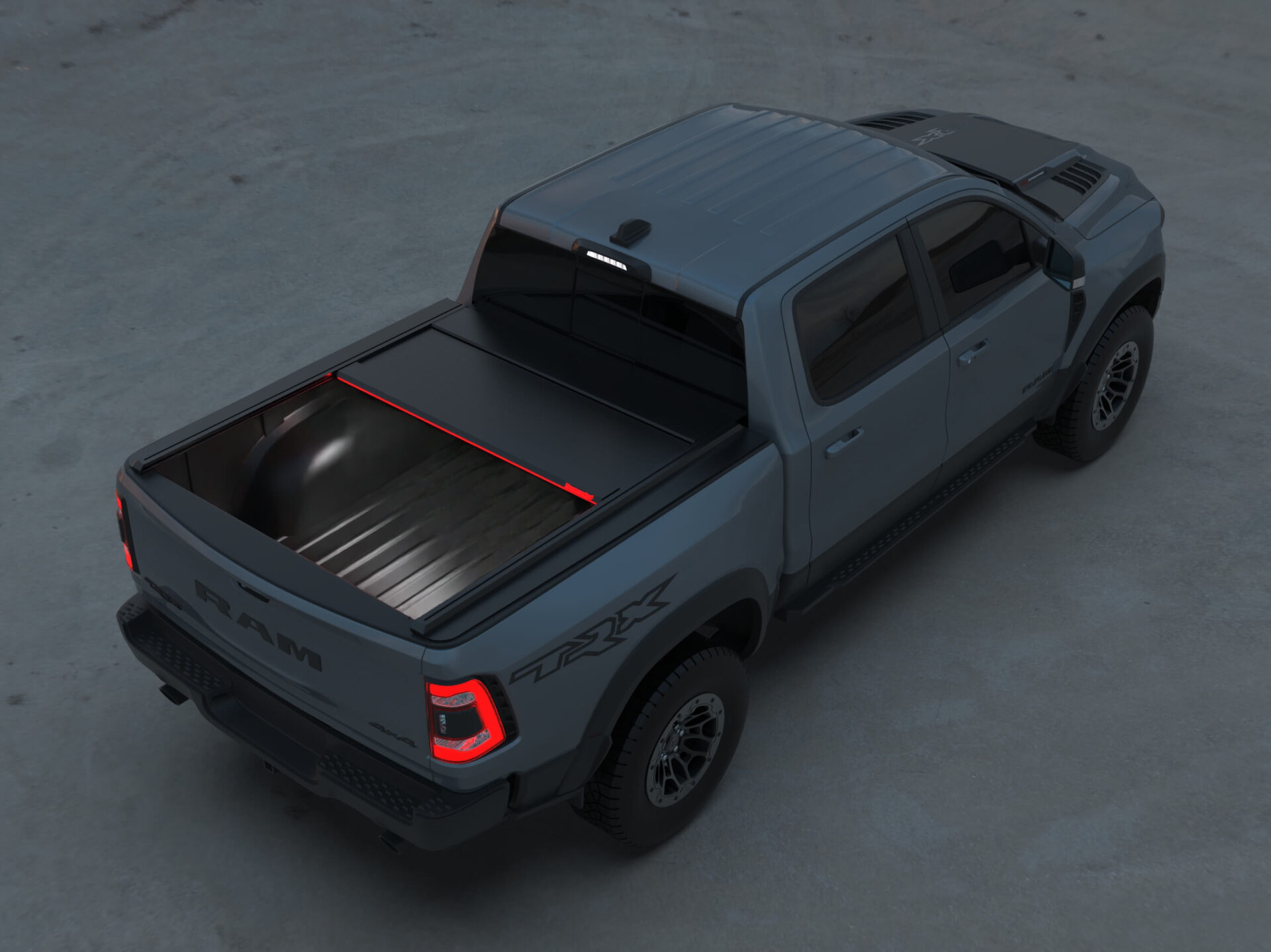 Tessera Roll+ Laderaumabdeckung Rollverdeck manuell "Basic" für Dodge Ram 1500 2022+ D/C TESS 1424 ROLL black matt