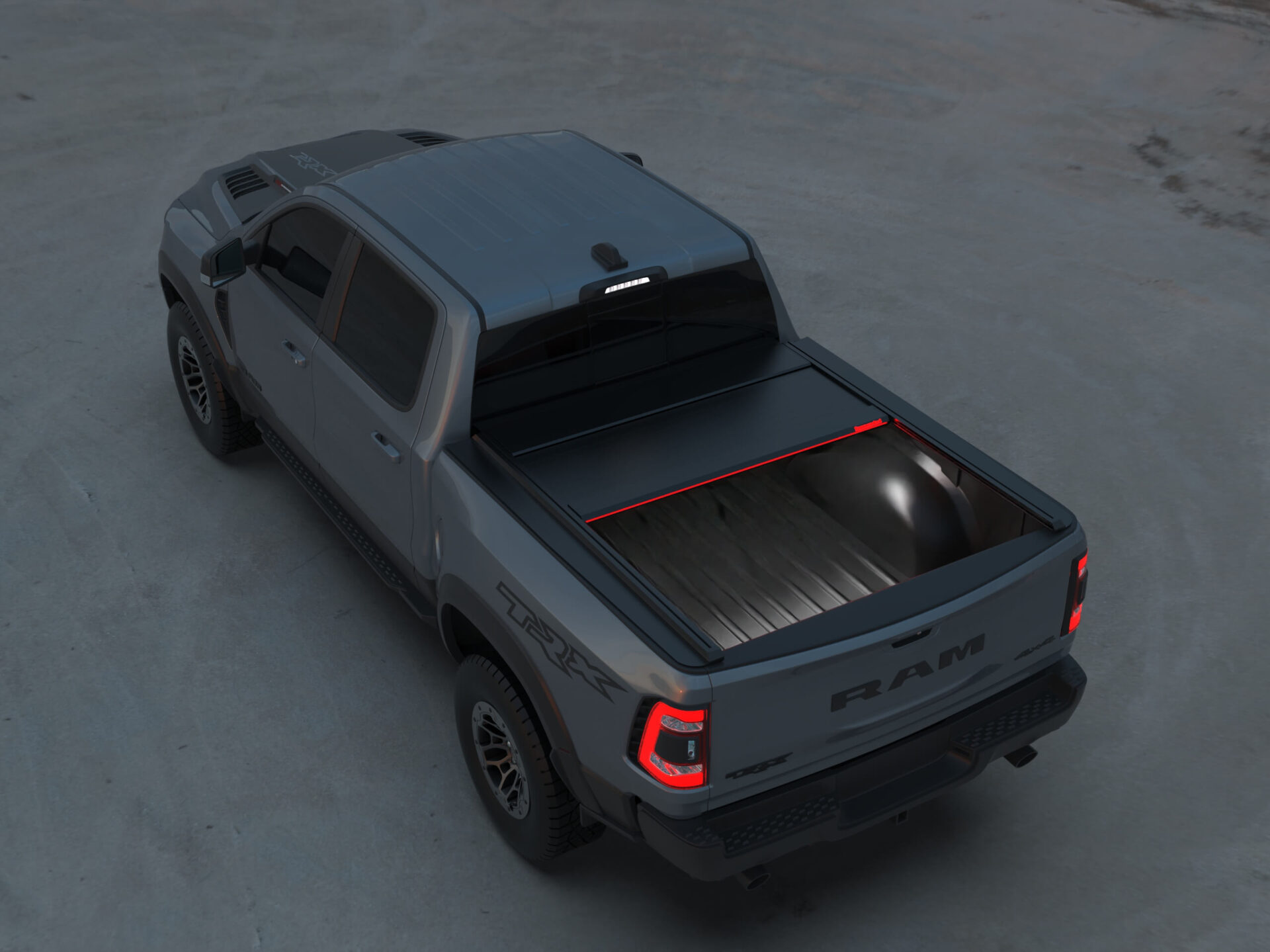 Tessera Roll+ Laderaumabdeckung Rollverdeck manuell "Basic" für Dodge Ram 1500 2022+ D/C TESS 1424 ROLL black matt