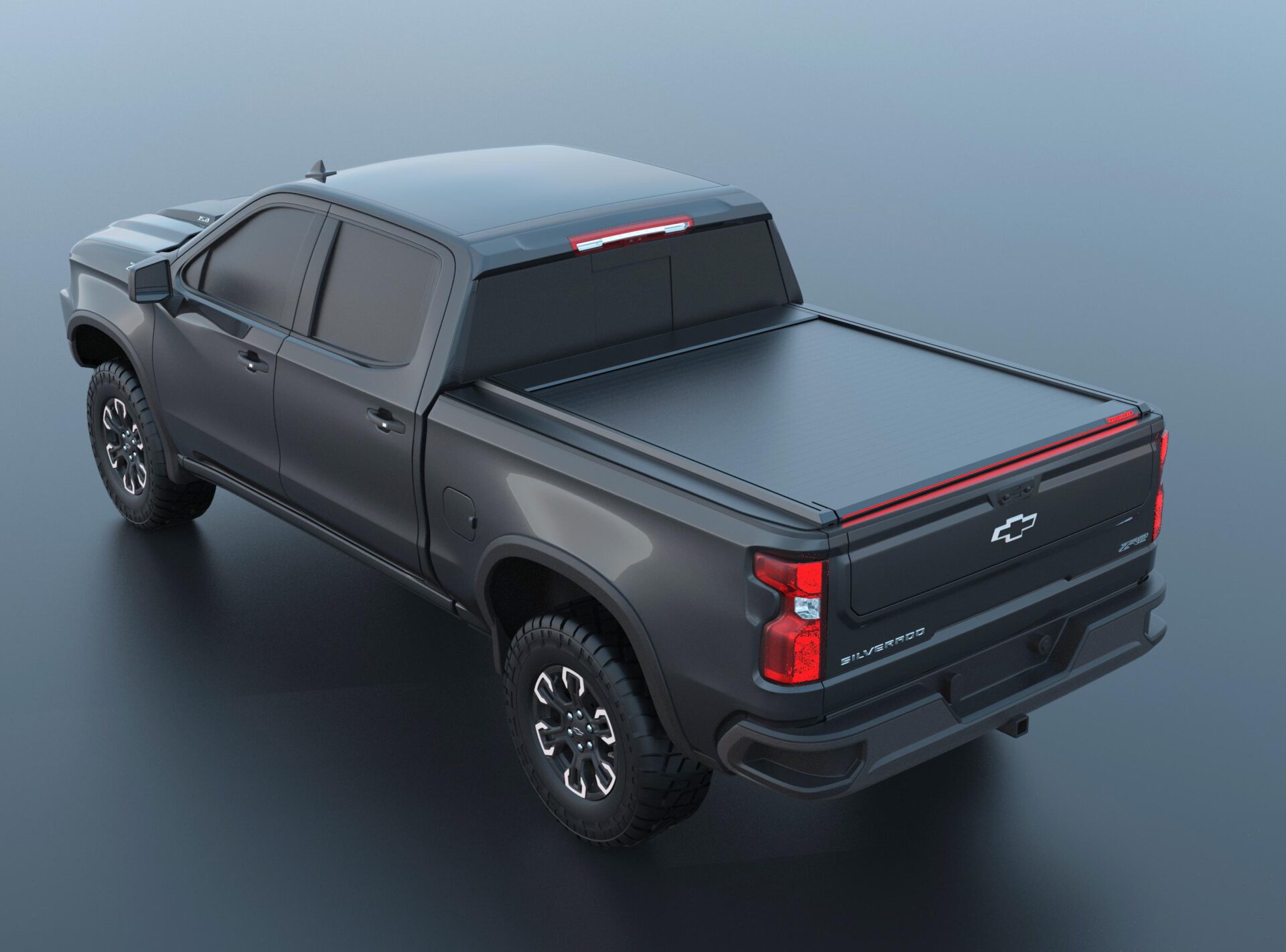 Tessera Roll+ Laderaumabdeckung Rollverdeck manuell "Basic" für Chevrolet Silverado 2023+ D/C TESS 1425 ROLL black matt