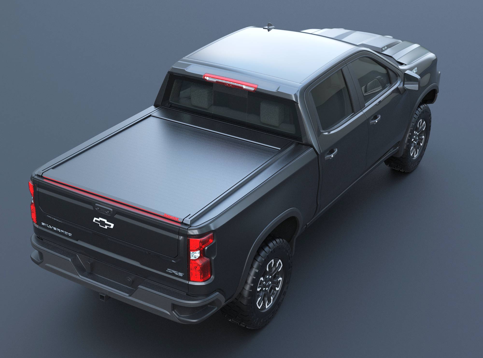 Tessera Roll+ Laderaumabdeckung Rollverdeck manuell "Basic" für Chevrolet Silverado 2023+ D/C TESS 1425 ROLL black matt