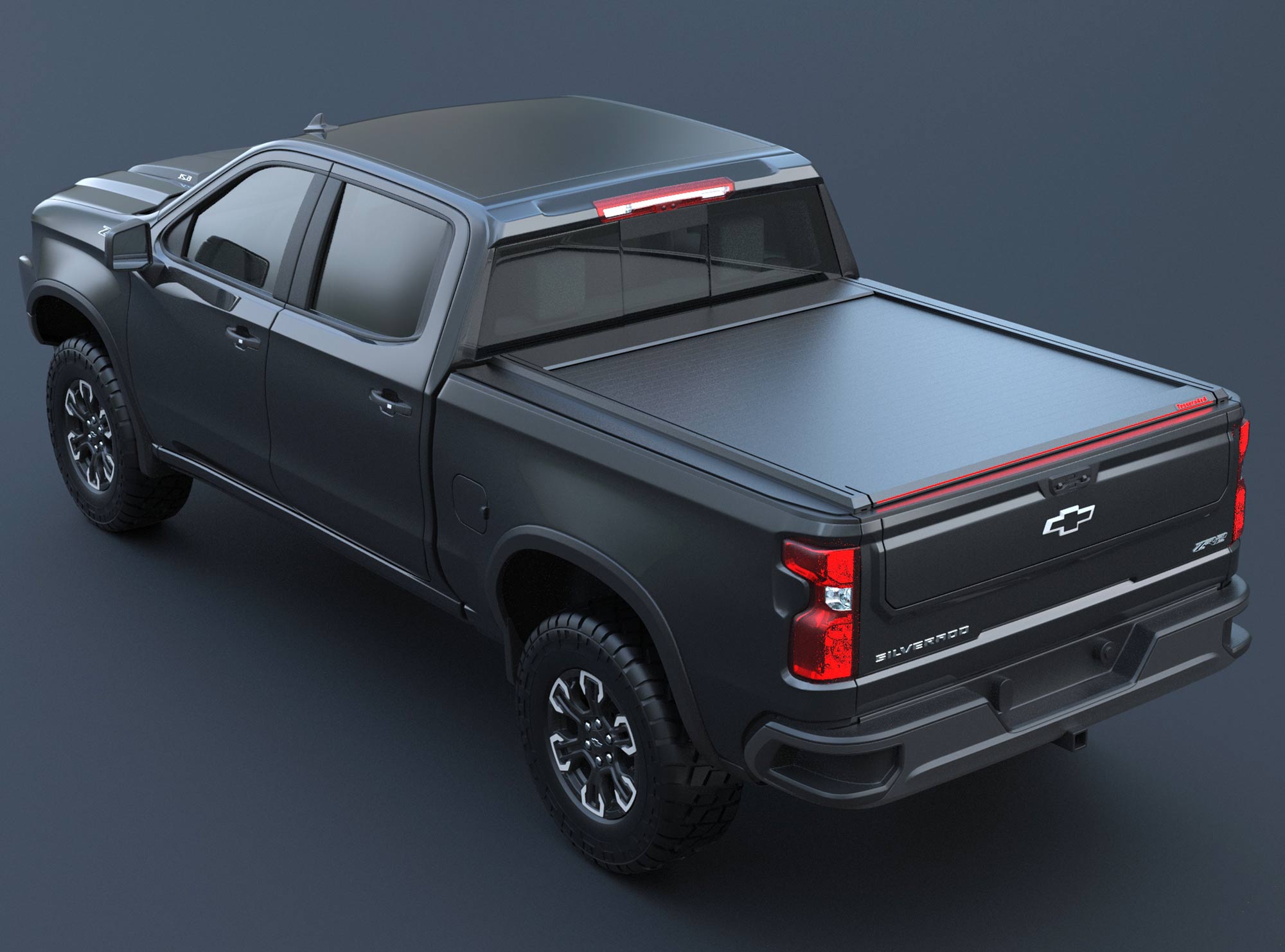 Tessera Roll+ Laderaumabdeckung Rollverdeck manuell "Basic" für Chevrolet Silverado 2023+ D/C TESS 1425 ROLL black matt