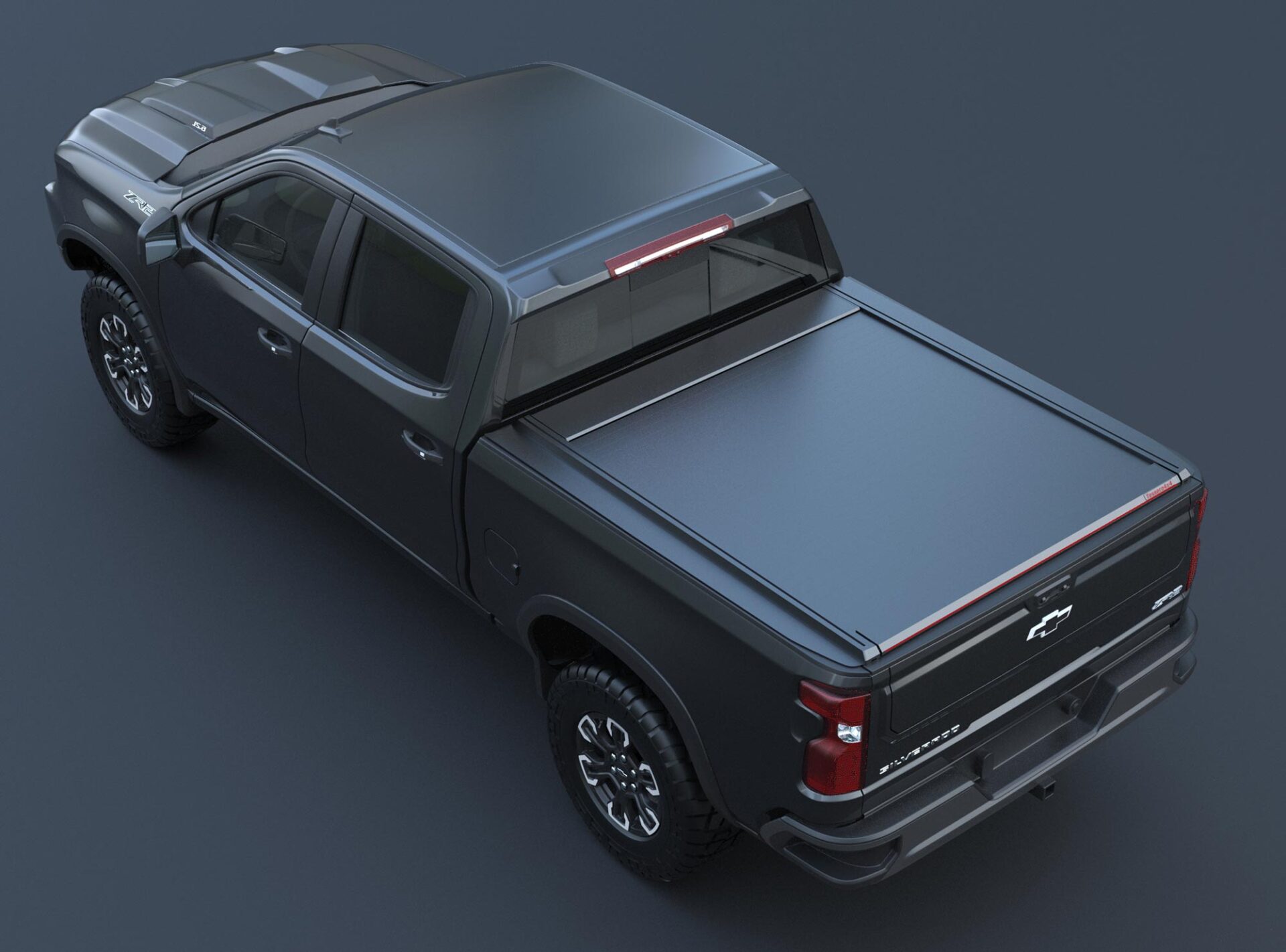 Laderaumabdeckung Rollverdeck Tessera SE manuell für Chevrolet Silverado 2023+ D/C TESS 1525 SE black matt