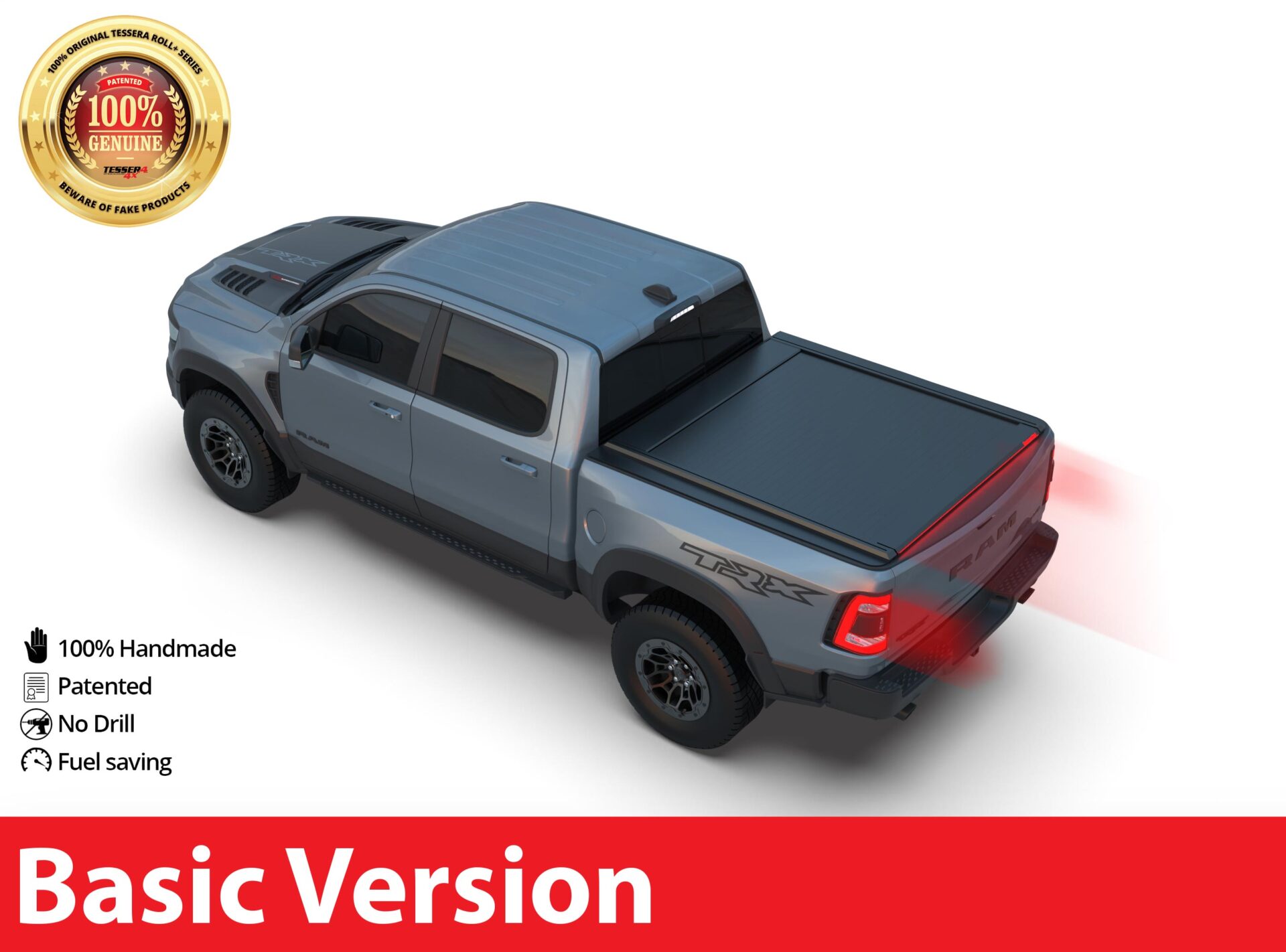 Tessera Roll+ Laderaumabdeckung Rollverdeck manuell "Basic" für Dodge Ram 1500 2022+ D/C TESS 1424 ROLL black matt