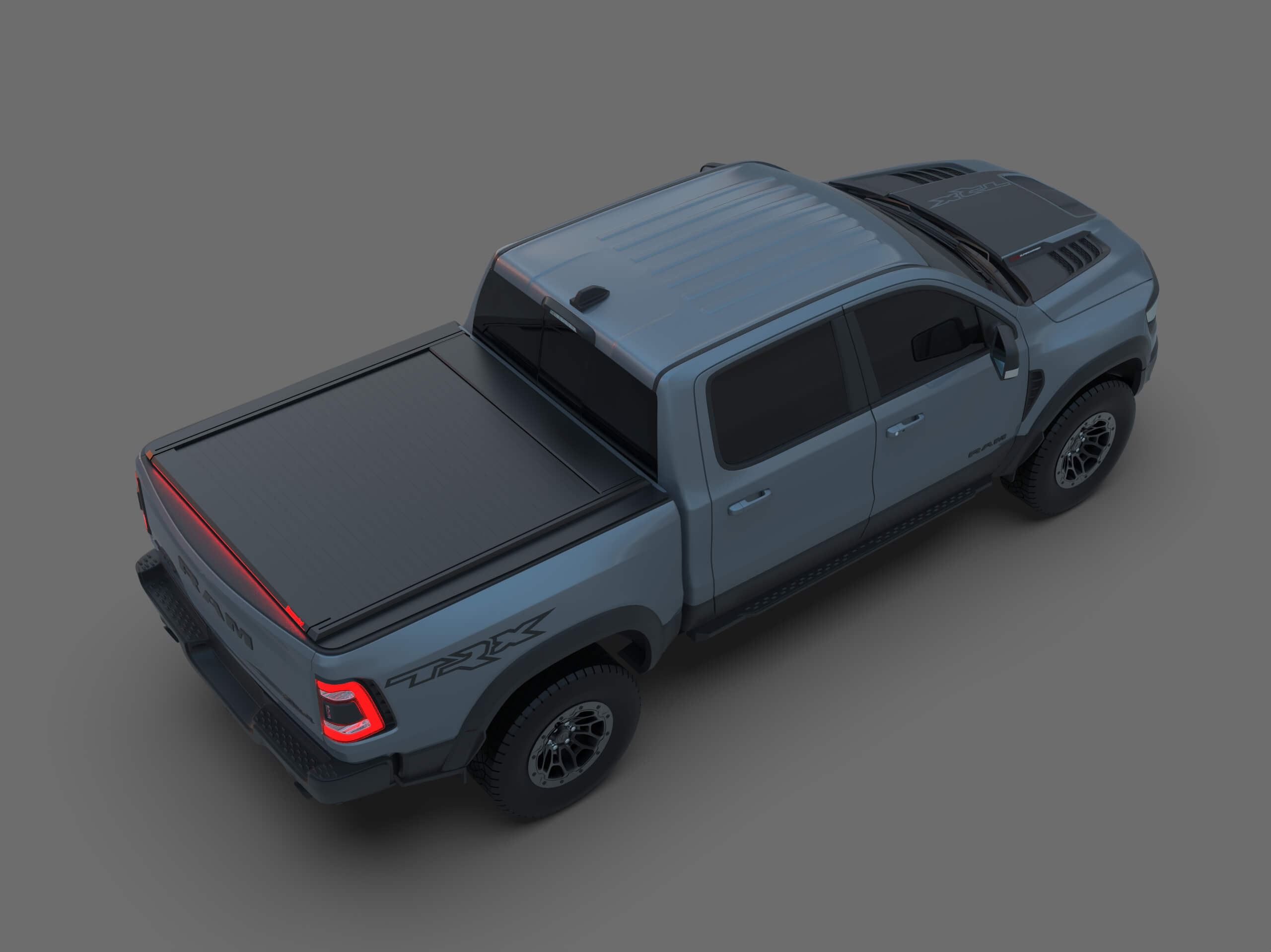 Tessera Roll+ Laderaumabdeckung Rollverdeck manuell "Basic" für Dodge Ram 1500 2022+ D/C TESS 1424 ROLL black matt