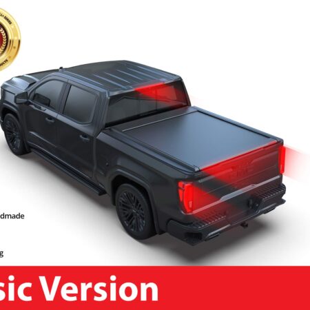 Tessera Roll+ Laderaumabdeckung Rollverdeck "Basic" manuell für GMC Sierra 1500 2023+ D/C double cab TESS 1426 ROLL black matt 