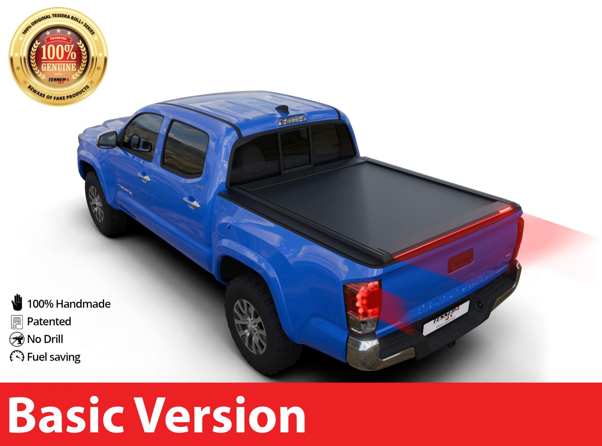 Tessera Roll+ Laderaumabdeckung Rollverdeck "Basic" für Toyota Tacoma 2016+ D/C bed size 5´ feet TESS 1430 SE black matt