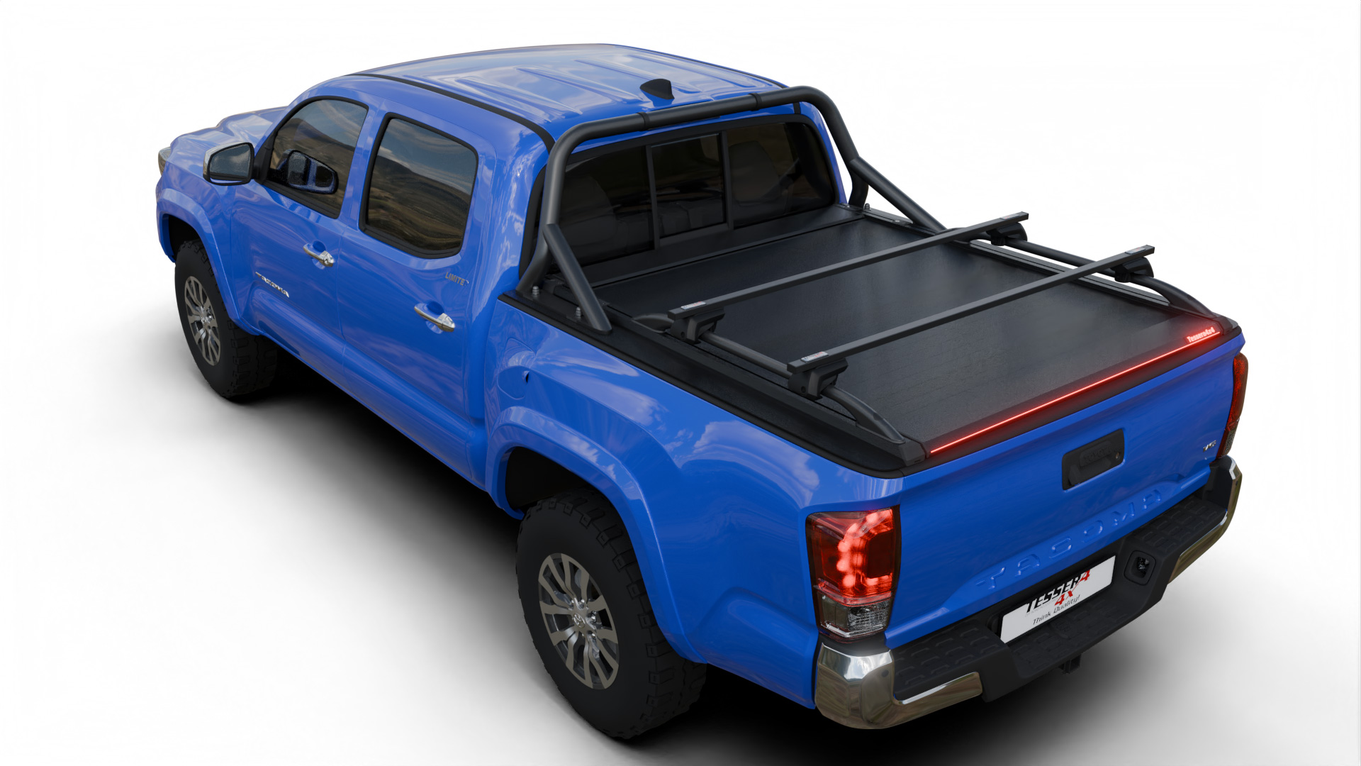 Tessera Roll+ Laderaumabdeckung Rollverdeck "Basic" für Toyota Tacoma 2016+ D/C bed size 5´ feet TESS 1430 SE black matt