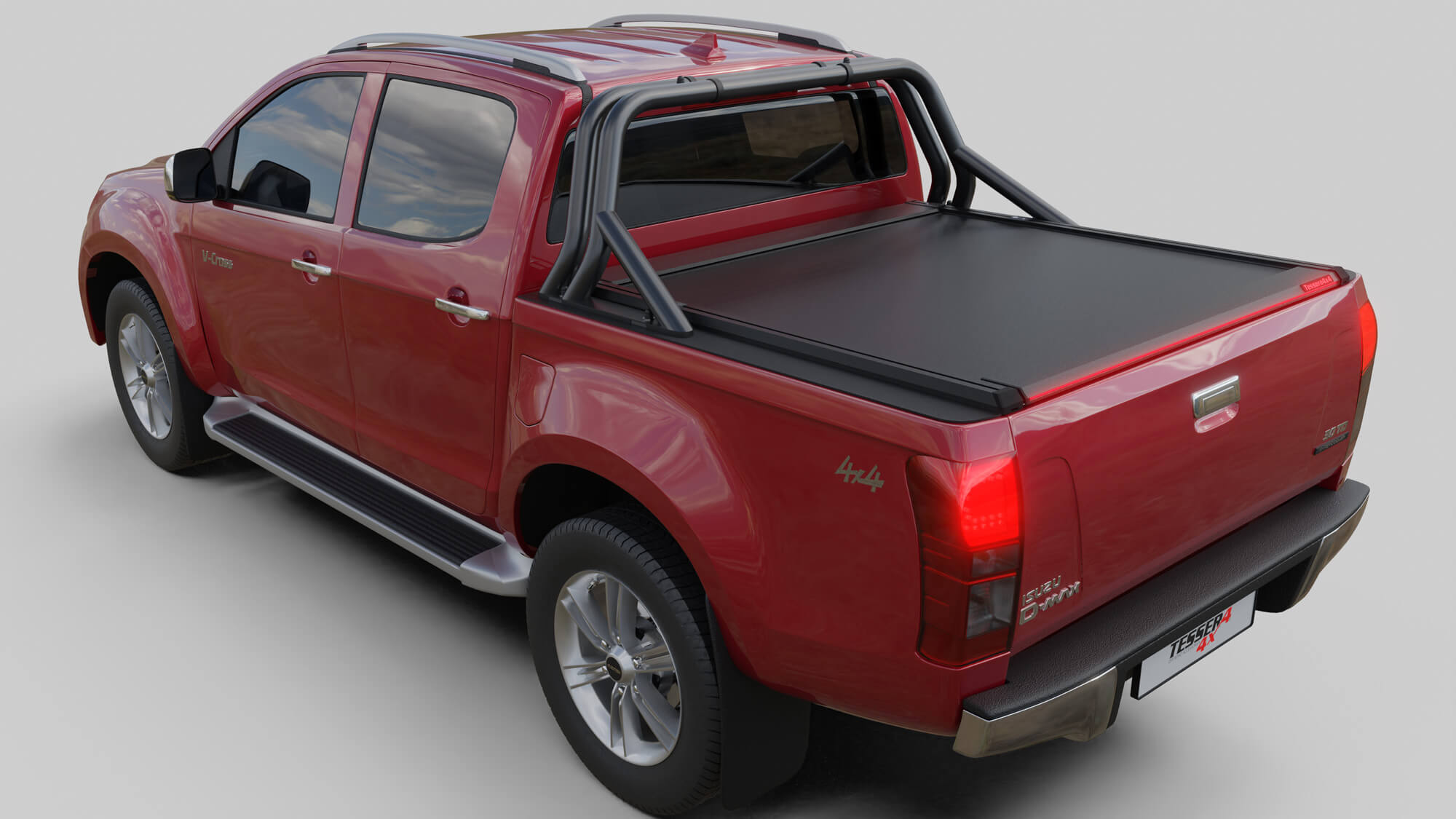 Tessera Roll+ Laderaumabdeckung Rollverdeck "Basic" für Isuzu D-Max 2012-2020 DC (Double cab)