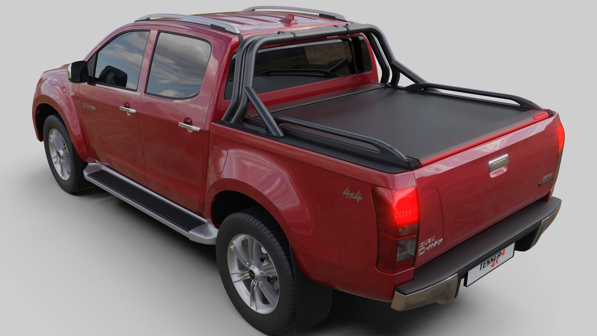 Tessera Roll+ Laderaumabdeckung Rollverdeck "Basic" für Isuzu D-Max 2012-2020 DC (Double cab)