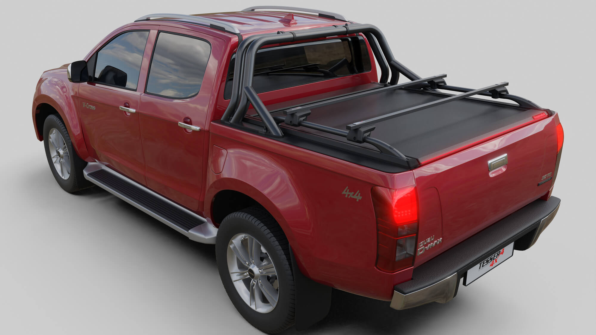 Tessera Roll+ Laderaumabdeckung Rollverdeck "Basic" für Isuzu D-Max 2012-2020 DC (Double cab)