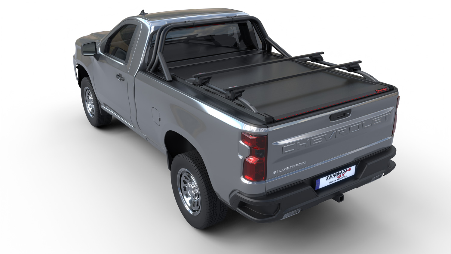 Laderaumabdeckung Tessera SE für Chevrolet Silverado 2019+ standard bed TESS 1528 SE black matt