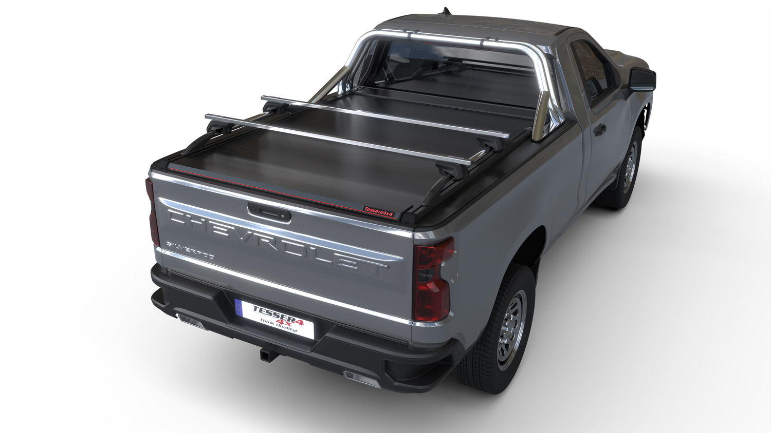 Laderaumabdeckung Tessera SE für Chevrolet Silverado 2019+ standard bed TESS 1528 SE black matt
