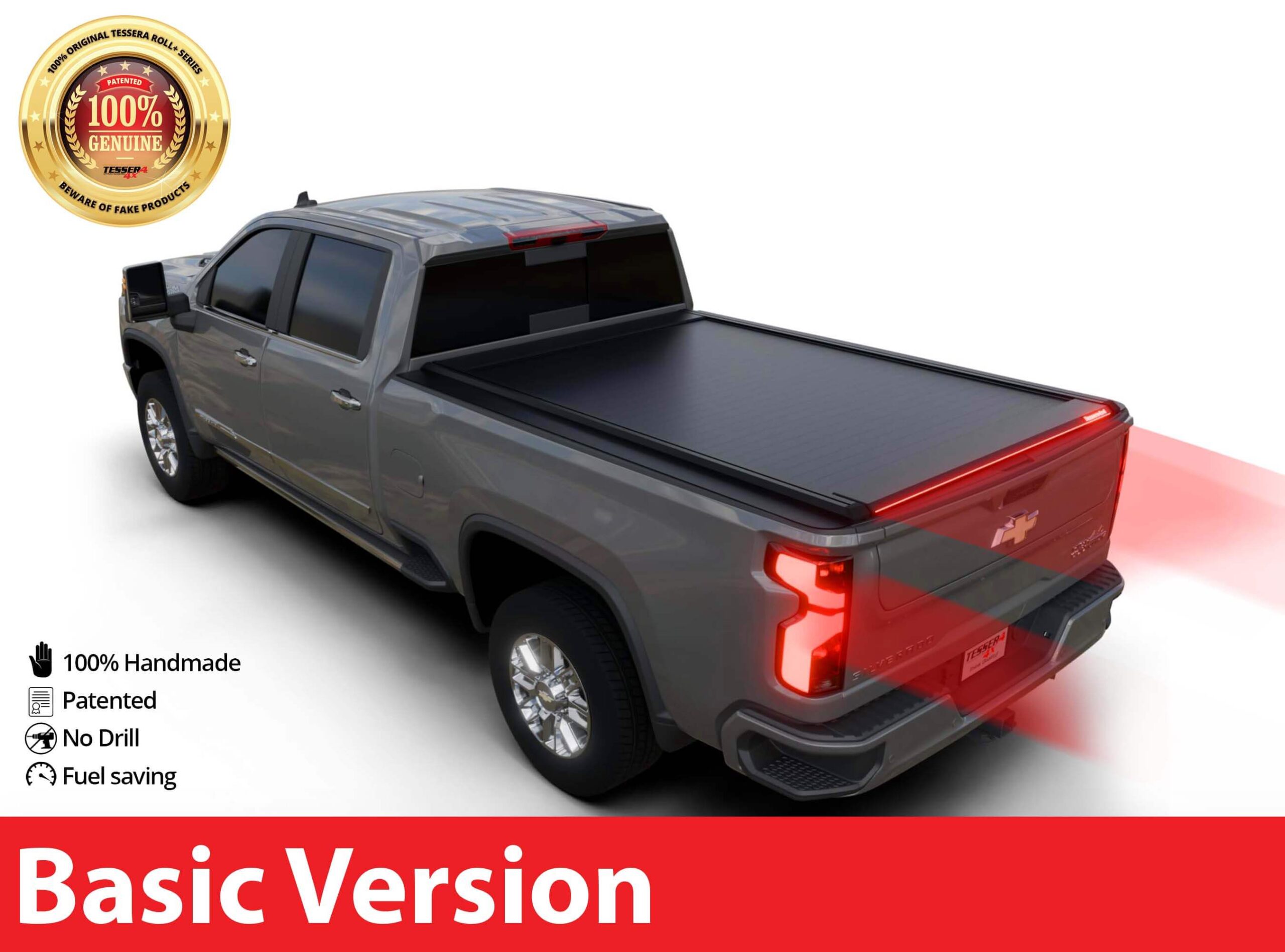 Tessera Roll+ Laderaumabdeckung Rollverdeck manuell "Basic" für Chevrolet Silverado 2500 / 3500 HD 2020+