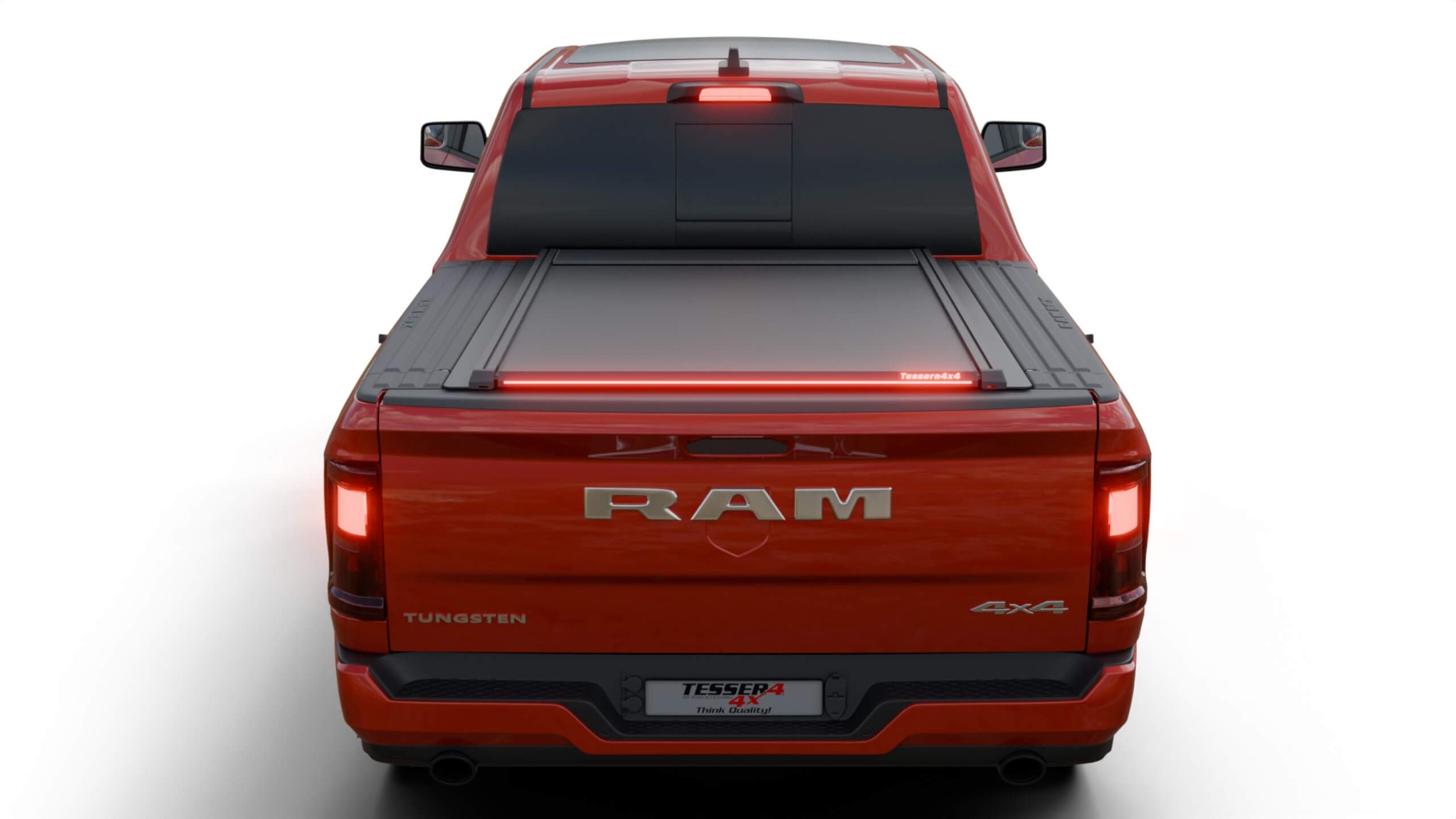 essera Roll+ Laderaumabdeckung Rollverdeck manuell "Basic" für Dodge RAM RamBox 2019+ Short Bed 5.7' feet (1500, 1500 TRX & 1500 CLASSIC) D/C TESS 14240 ROLL black matt