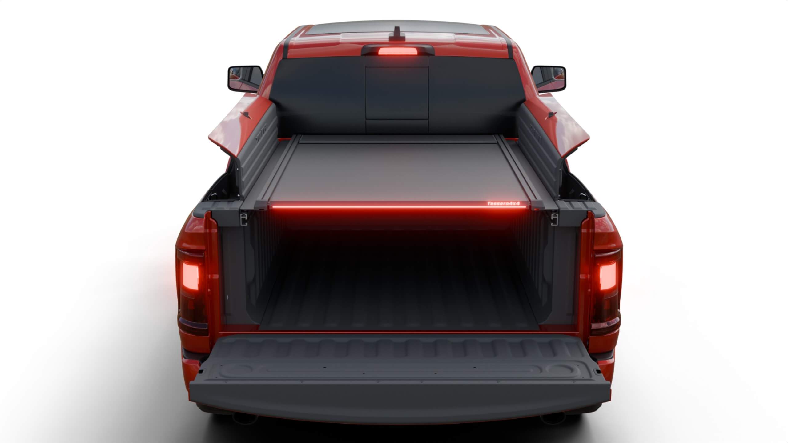 essera Roll+ Laderaumabdeckung Rollverdeck manuell "Basic" für Dodge RAM RamBox 2019+ Short Bed 5.7' feet (1500, 1500 TRX & 1500 CLASSIC) D/C TESS 14240 ROLL black matt