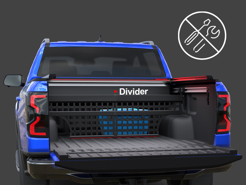 Tesser Divider+: Einfache Installation und Lagerung