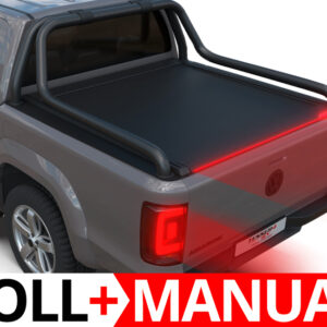 Tessera Roll+ Laderaumabdeckung “Basic” für Volkswagen Amarok Canyon 2010-2022 D/C Double Cab TESS 1401 ROLL black matt 33120CANYON1401B