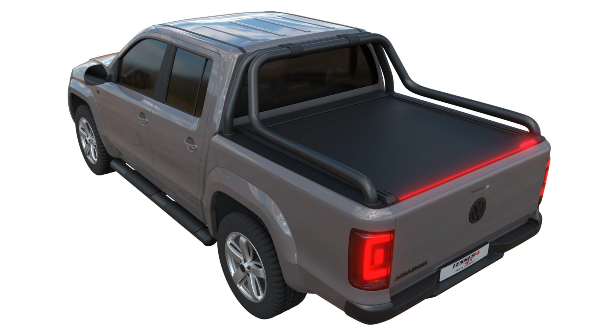 Tessera Roll+ Laderaumabdeckung “Basic” für Volkswagen Amarok Canyon 2010-2022 D/C Double Cab TESS 1401 ROLL black matt 33120CANYON1401B – Bild 2