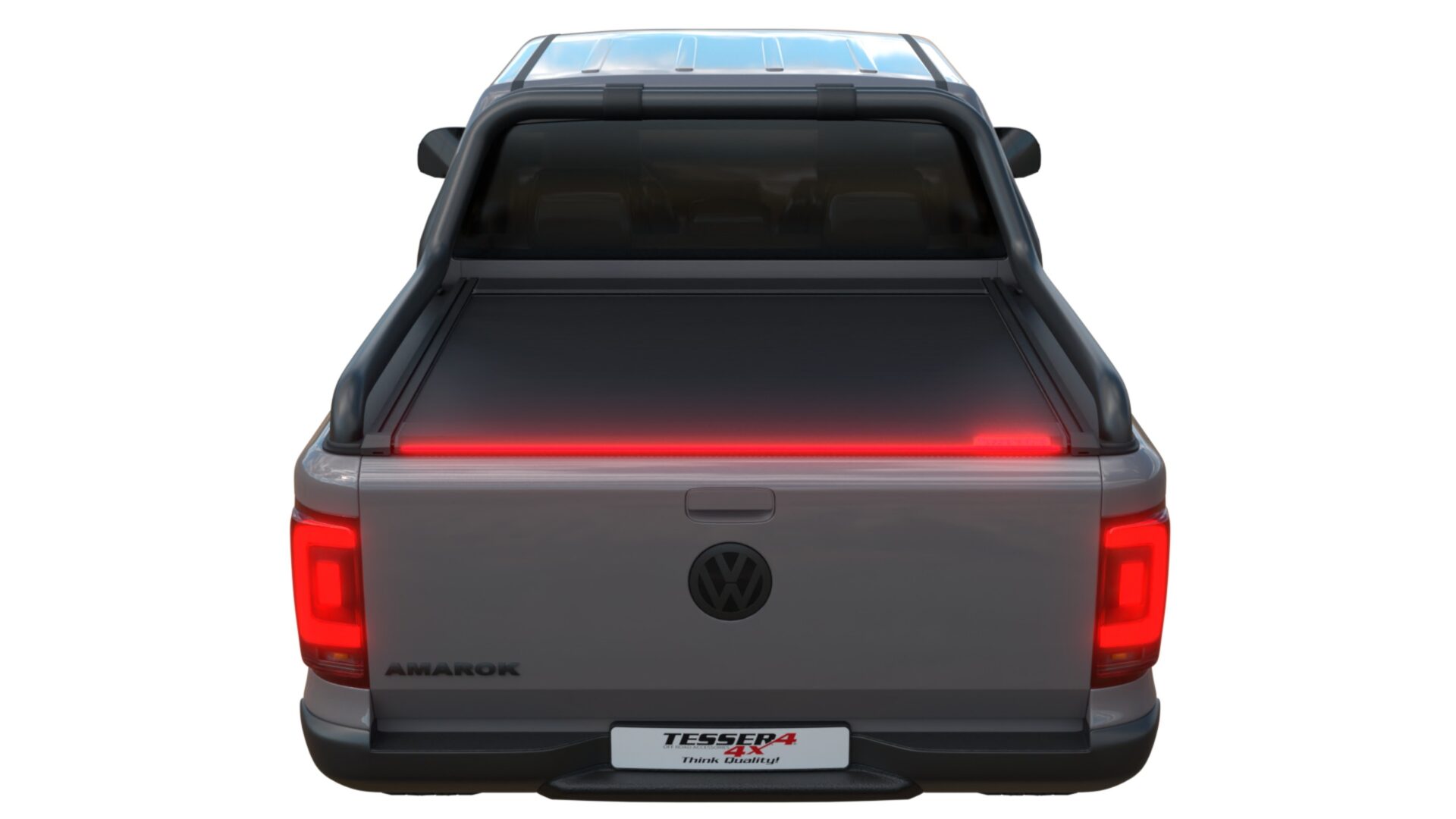 Tessera Roll+ Laderaumabdeckung “Basic” für Volkswagen Amarok Canyon 2010-2022 D/C Double Cab TESS 1401 ROLL black matt 33120CANYON1401B – Bild 3