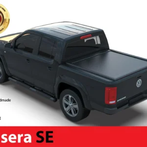 Laderaumabdeckung Rollverdeck Tessera SE manuell für Volkswagen Amarok 2010-2022 D/C niederländischen Version +30cm TESS 150111 SE black matt