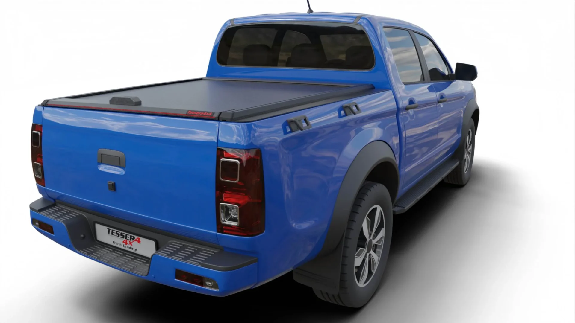 Laderaumabdeckung Rollverdeck Tessera SE manuell für Ford Ranger XL/XLT D/C 2007-2011 TESS 150-1 SE black matt