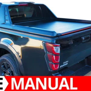 Laderaumabdeckung Rollverdeck Tessera SE manuell für ISUZU D-Max 2025+ D/C mit OEM Rollbar (NEUE Version) TESS 150412 SE black matt