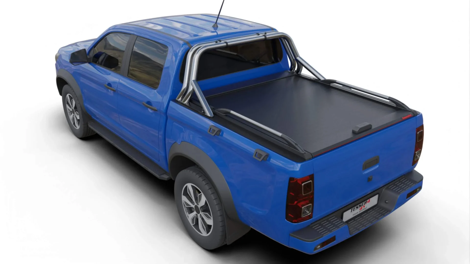 Laderaumabdeckung Rollverdeck Tessera SE manuell für Ford Ranger XL/XLT D/C 2007-2011 TESS 150-1 SE black matt