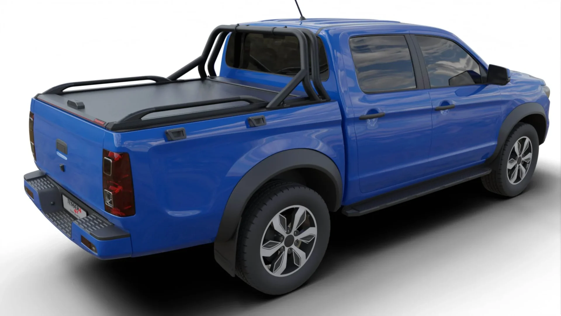 Laderaumabdeckung Rollverdeck Tessera SE manuell für Ford Ranger XL/XLT D/C 2007-2011 TESS 150-1 SE black matt