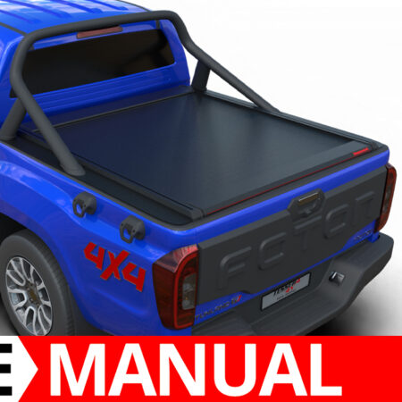 Laderaumabdeckung Rollverdeck Tessera SE manuell für Foton Tunland G7 2019+ mit OEM Rollbar TESS 15401 SE black matt