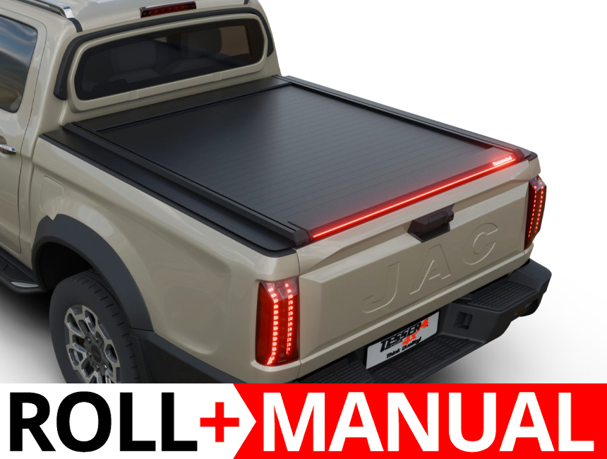 Tessera Roll+ Laderaumabdeckung Rollverdeck "Basic" manuell für Jac T9 EV 2025+ DC (Double cab)