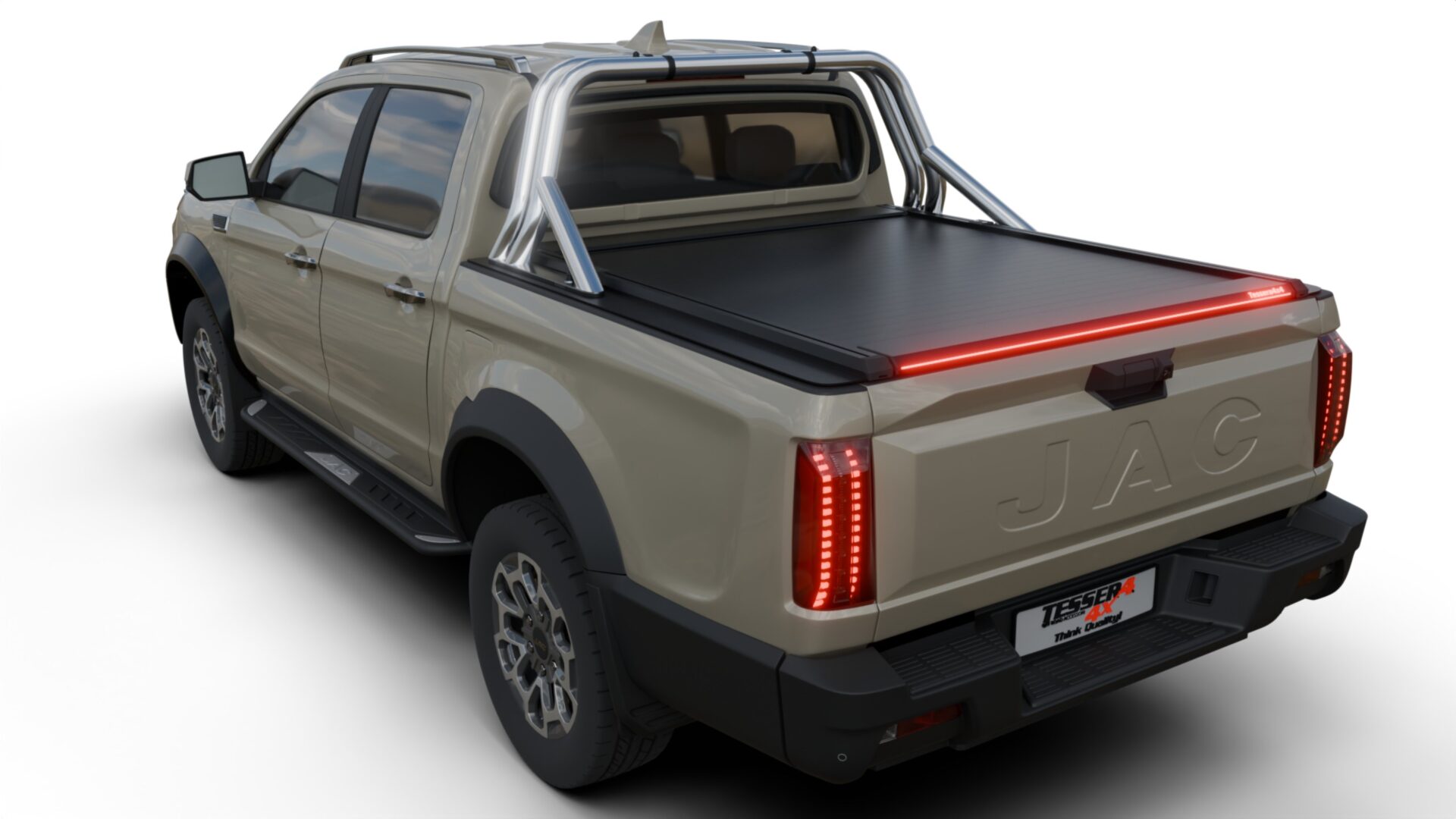 Tessera Roll+ Laderaumabdeckung Rollverdeck "Basic" manuell für Jac T9 EV 2025+ DC (Double cab)