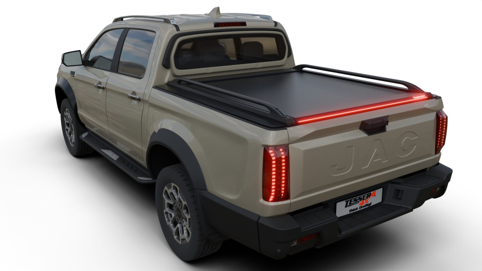 Tessera Roll+ Laderaumabdeckung Rollverdeck "Basic" manuell für Jac T9 EV 2025+ DC (Double cab)