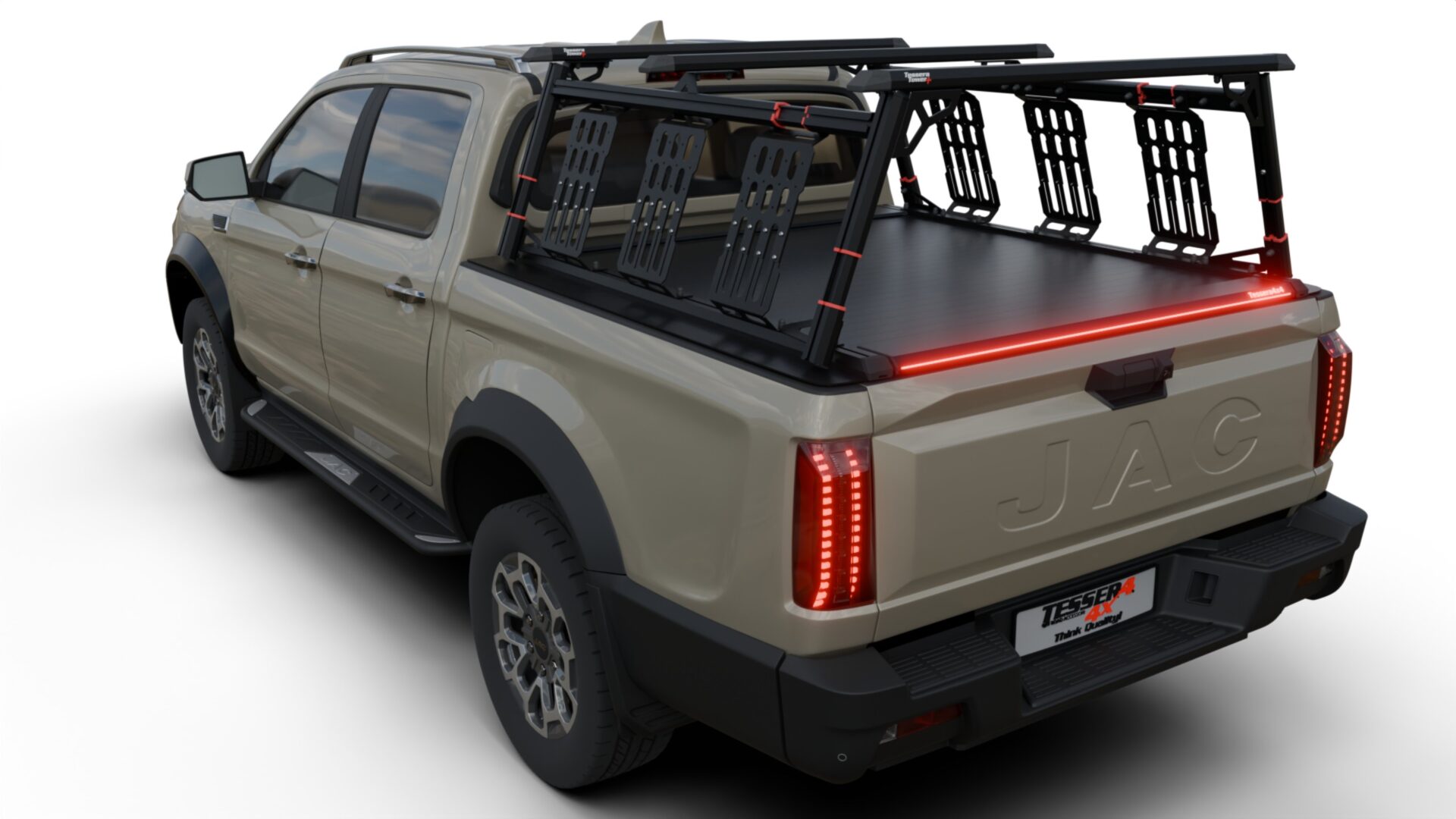 Tessera Roll+ Laderaumabdeckung Rollverdeck "Basic" manuell für Jac T9 EV 2025+ DC (Double cab)