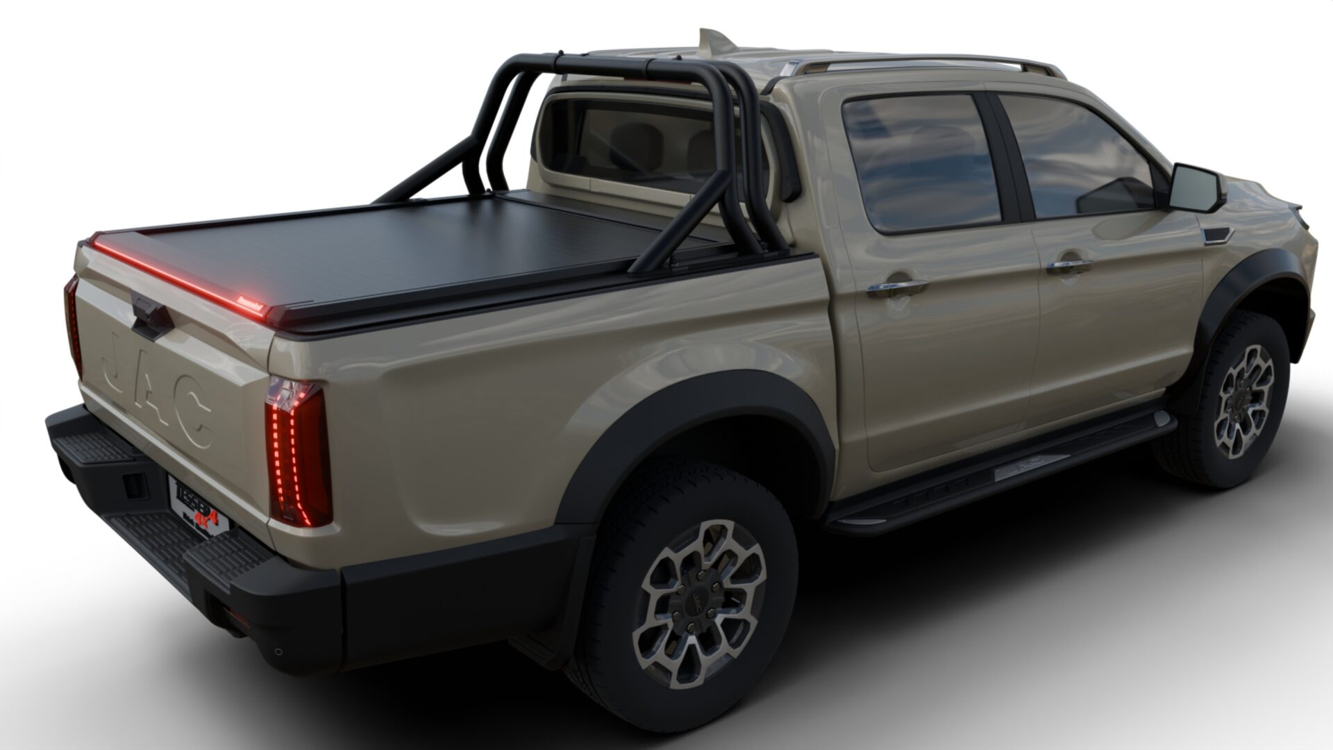 Tessera Roll+ Laderaumabdeckung Rollverdeck "Basic" manuell für Jac T9 EV 2025+ DC (Double cab)