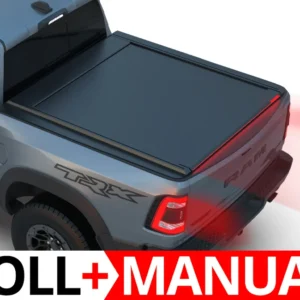Tessera Roll+ Laderaumabdeckung Rollverdeck manuell "Basic" für Dodge RAM 2500 / 3500 2010-2018 Short Bed 6.4' feet TESS 1449 ROLL black matt