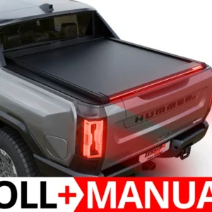 Tessera Roll+ Laderaumabdeckung Rollverdeck "Basic" manuell für GMC Hummer 2023+ crew cab 5' feet TESS 1456 ROLL black matt