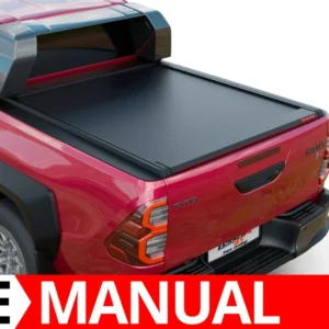 Laderaumabdeckung Rollverdeck Tessera SE manuell für Toyota Hilux Revo GR II 2025+ mit OEM Überrollbügel TESS 15162 SE black matt