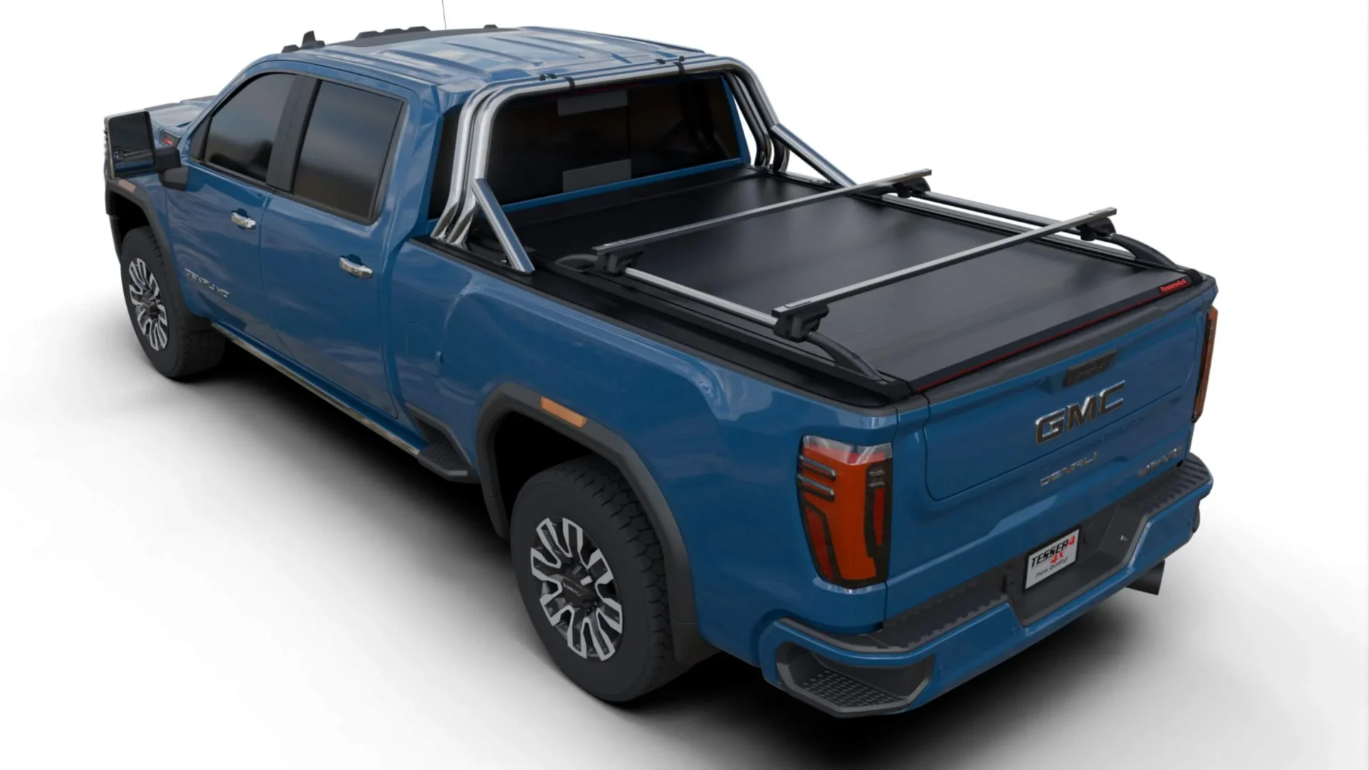 Laderaumabdeckung Rollverdeck Tessera SE manuell für GMC Sierra 2500 / 3500 HD 2015-2019 standard bed 6.6' feet TESS 1547 SE black matt