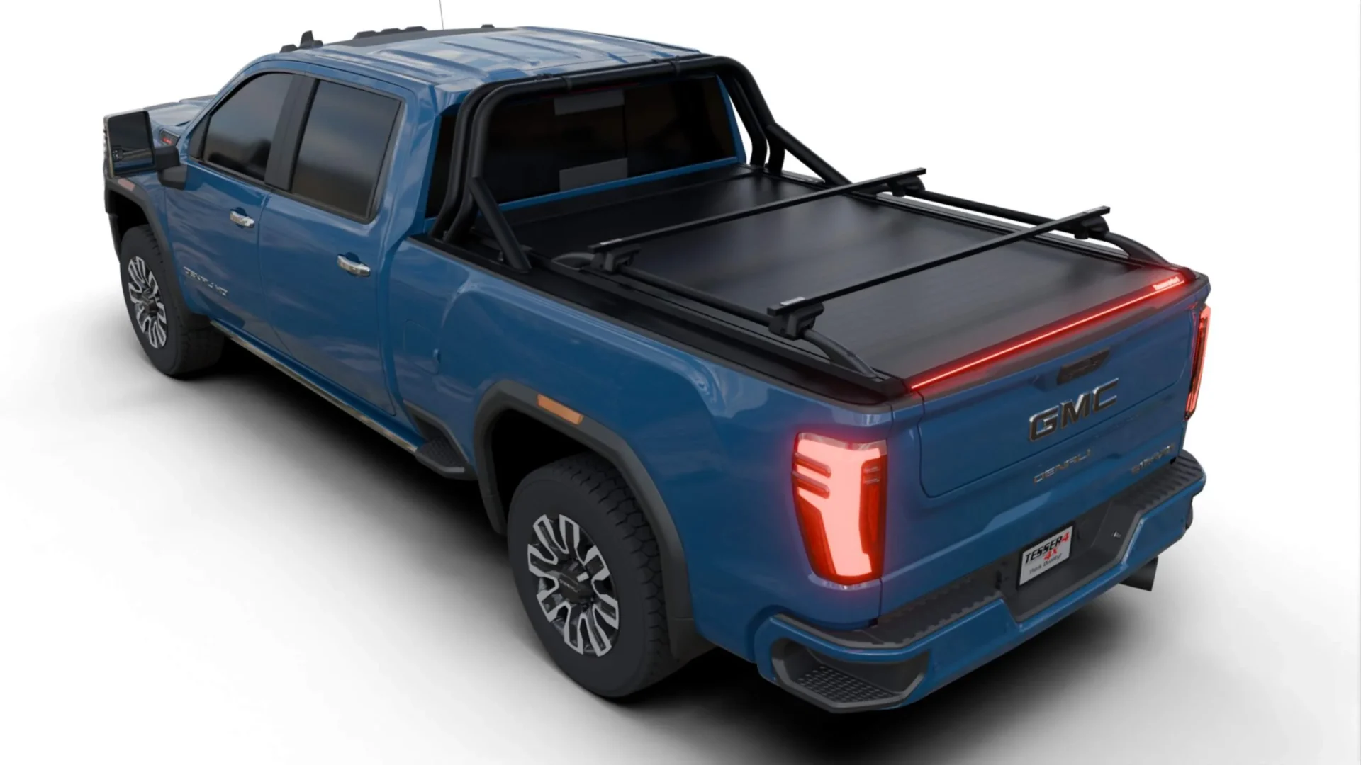 Tessera Roll+ Laderaumabdeckung Rollverdeck "Basic" manuell für GMC Sierra 2500 / 3500 HD 2015-2019 standard bed 6.6´ feet TESS 1447 ROLL black matt